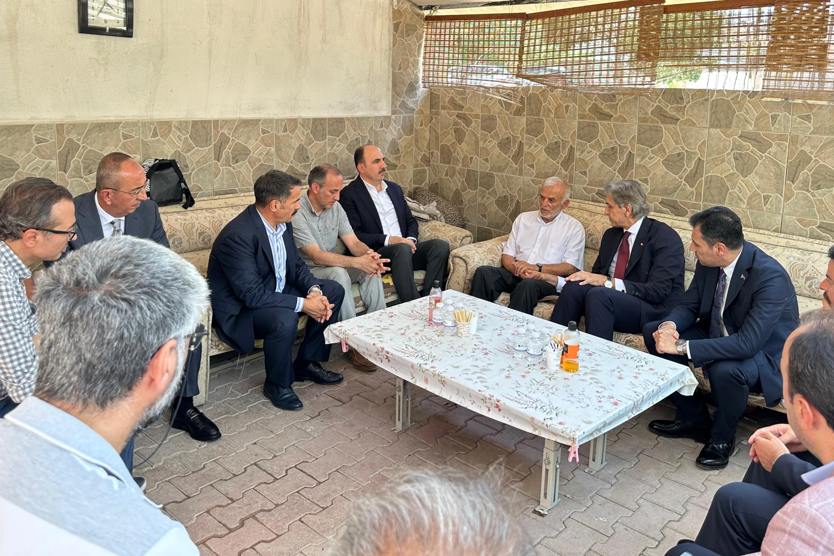 Konya protokolünden şehit Can'ın ailesine taziye ziyareti